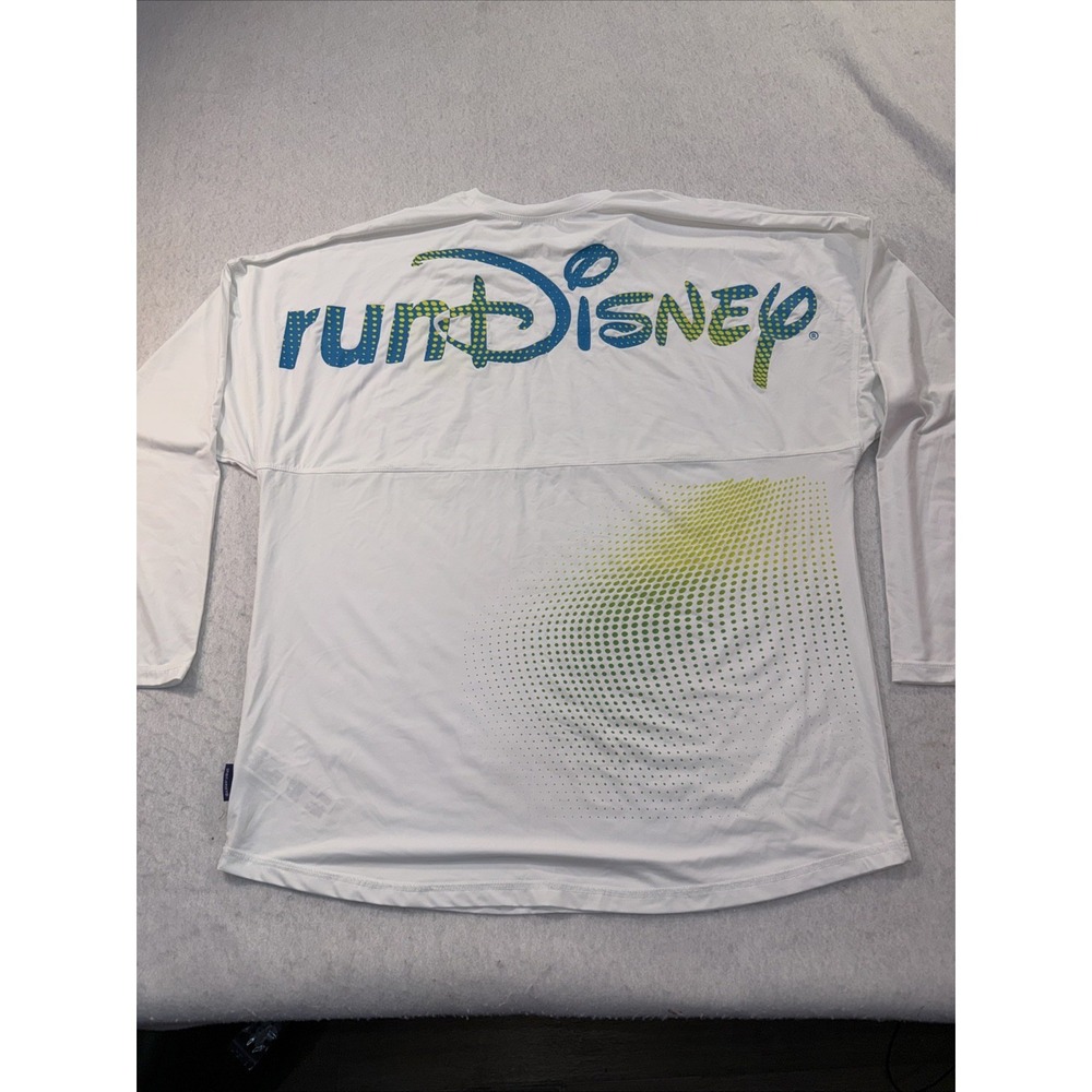 Disney Spirit Jersey Shirt Adult Med RunDisney Marathon Weekend World Mickey EUC